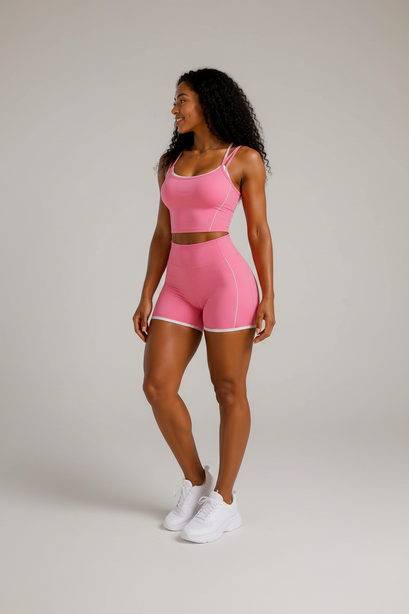 Sculpt Motion Short Set — Hot Pink Satur Sculpt