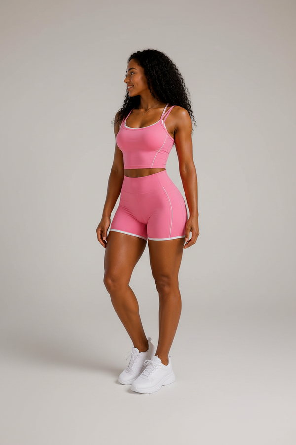 Sculpt Motion Short Set — Hot Pink Satur Sculpt