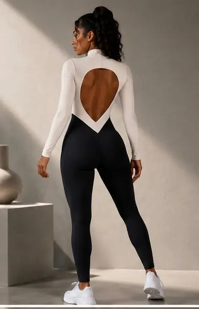 SCULPT OPEN-BACK JUMPSUIT Satur Sculpt